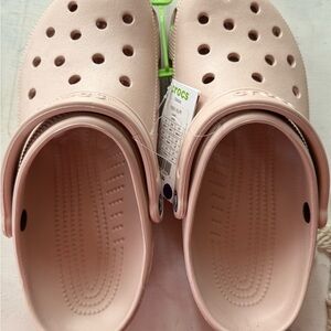 CROCS Women's Light Pink Mules